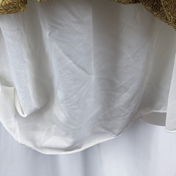 Oh Baby by Motherhood Sheer Overlay Square Neck Tunic Sz L - Picture 6 of 11